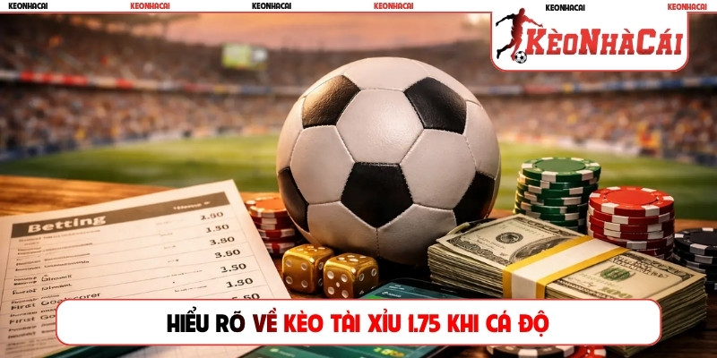 Hiểu rõ về kèo tài xỉu 1.75 khi cá độ