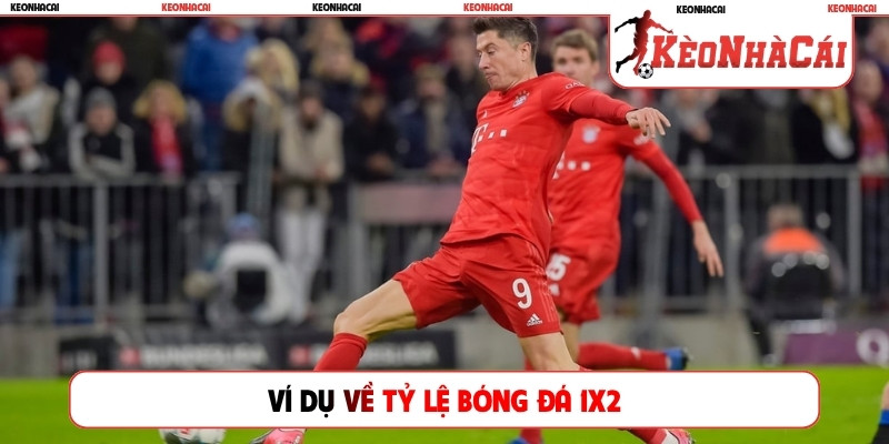 Ví dụ về tỷ lệ bóng đá 1x2